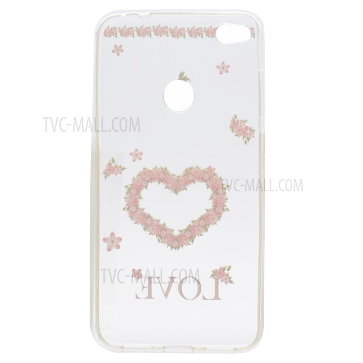 Pattern Printing TPU Case for Huawei P8 Lite (2017) / Honor 8 Lite - LOVE Pattern and Heart-4
