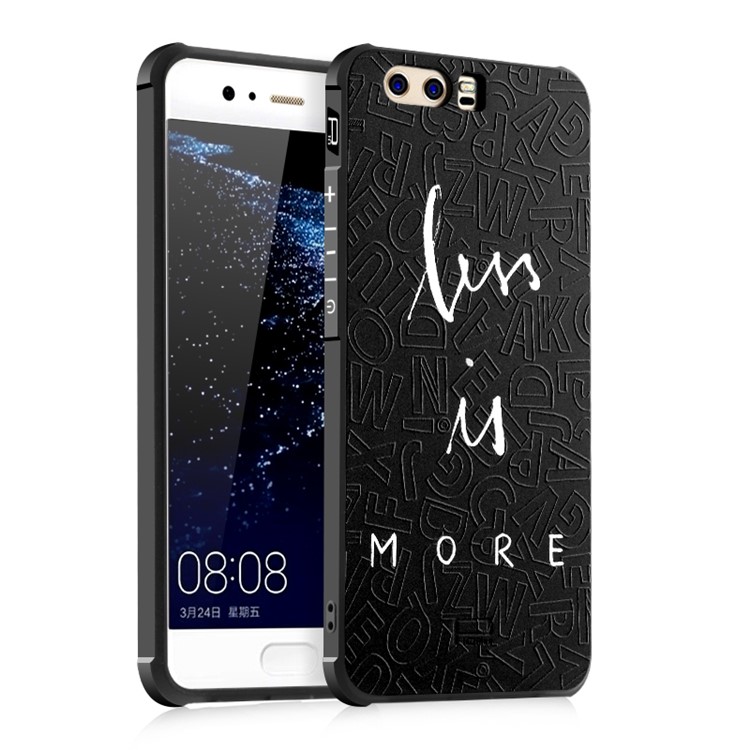 Four Corners Air-cushioning Drop-proof Phone Case (TPU) for Huawei P10 Plus - Less Is More-1