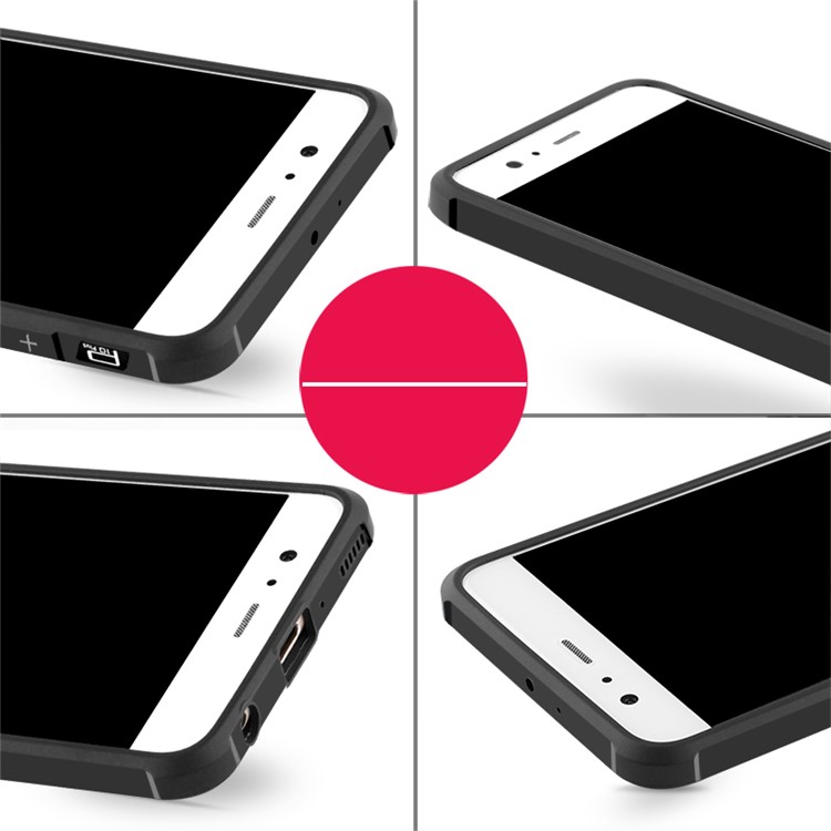 Four Corners Air-cushioning Drop-proof Phone Case (TPU) for Huawei P10 Plus - Less Is More-4