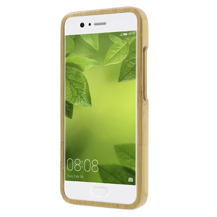 Detachable Natural Wood Phone Case for Huawei P10 Plus - Bamboo-2
