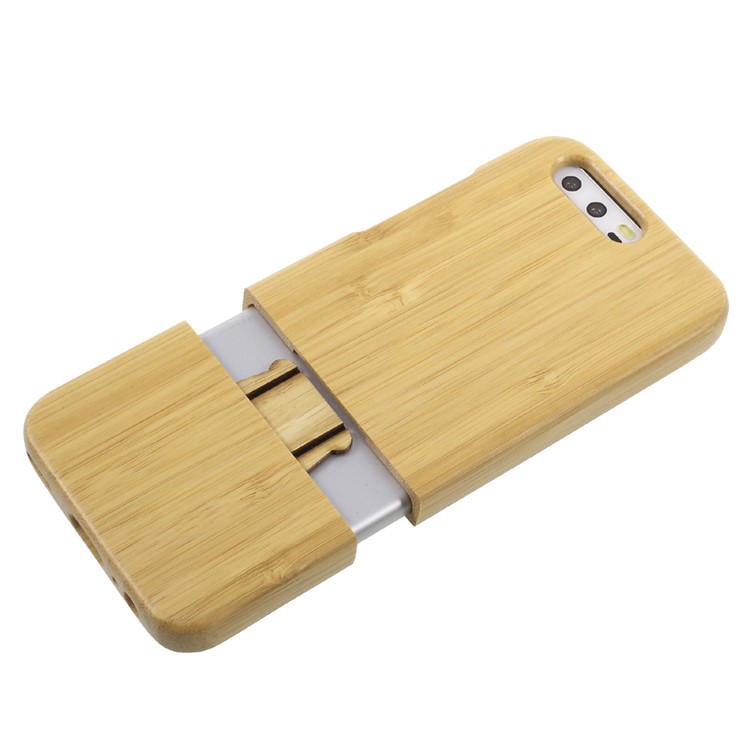 Detachable Natural Wood Phone Case for Huawei P10 Plus - Bamboo-7
