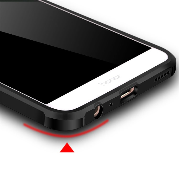 Four Corners Air-cushioning Drop-proof Mobile Case (TPU) for Huawei Honor 8 Pro / Honor V9 - Less Is More-2