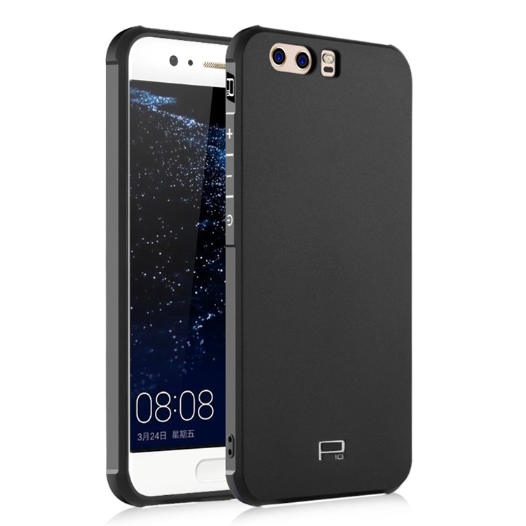 All-wrapped Drop-proof TPU Mobile Phone Case for Huawei P10 - Black-1