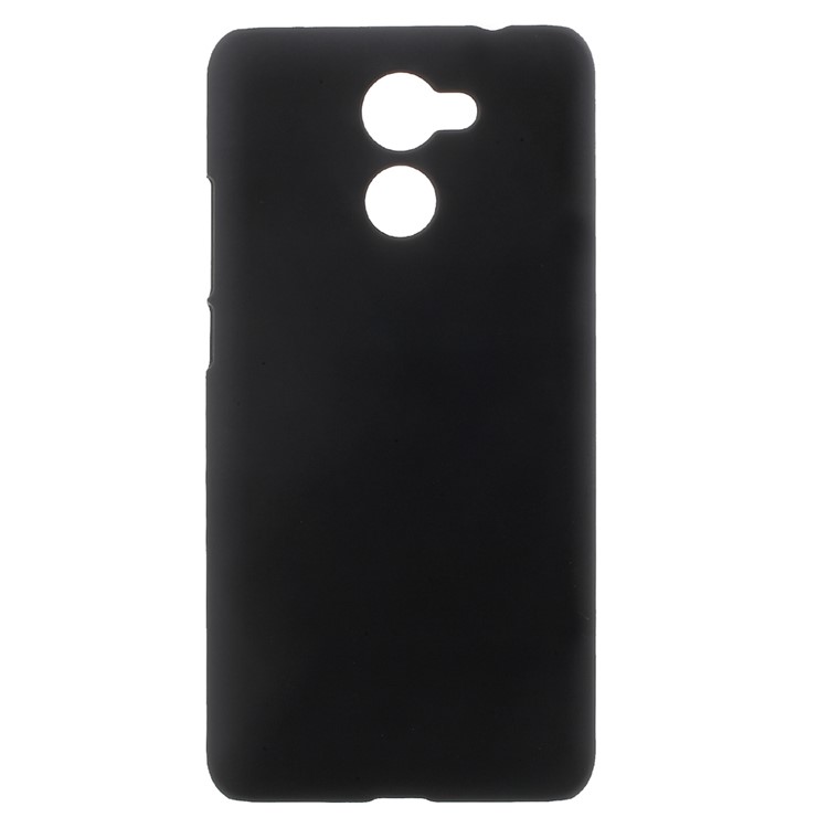 Rubberized Hard PC Case for Huawei Enjoy 7 Plus - Black-1