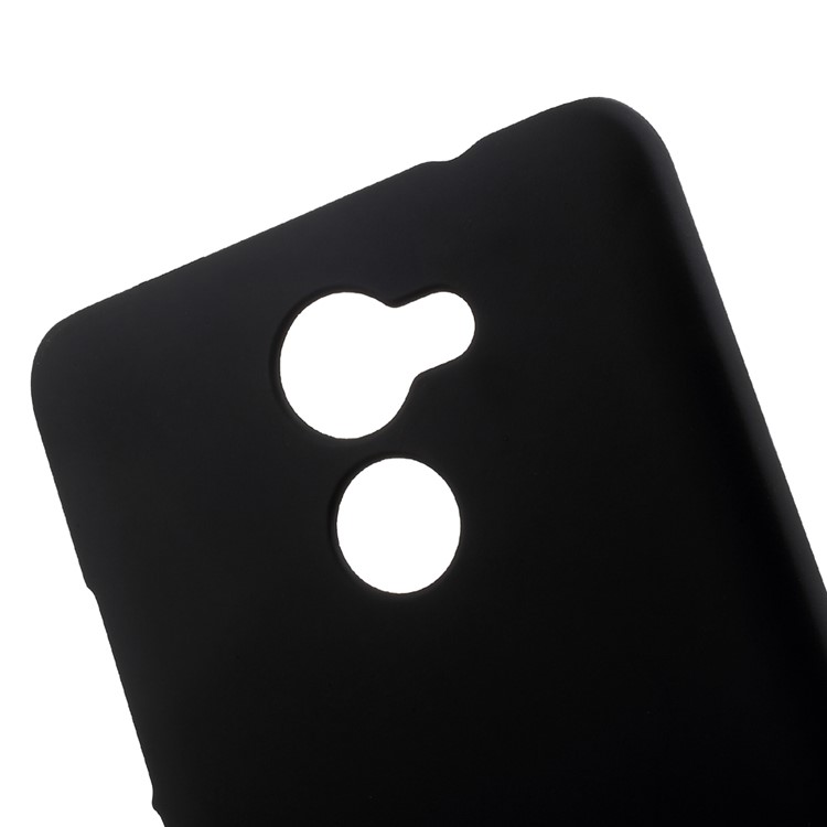 Rubberized Hard PC Case for Huawei Enjoy 7 Plus - Black-4