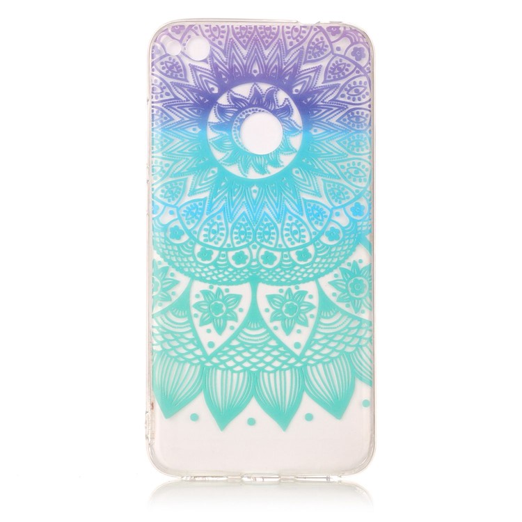 Pattern Printing IMD TPU Case for Huawei P8 Lite (2017) / Honor 8 Lite - Colorized Flower-2