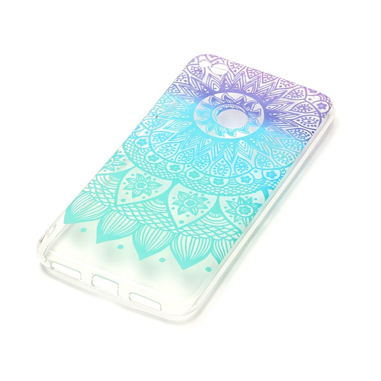 Pattern Printing IMD TPU Case for Huawei P8 Lite (2017) / Honor 8 Lite - Colorized Flower-3