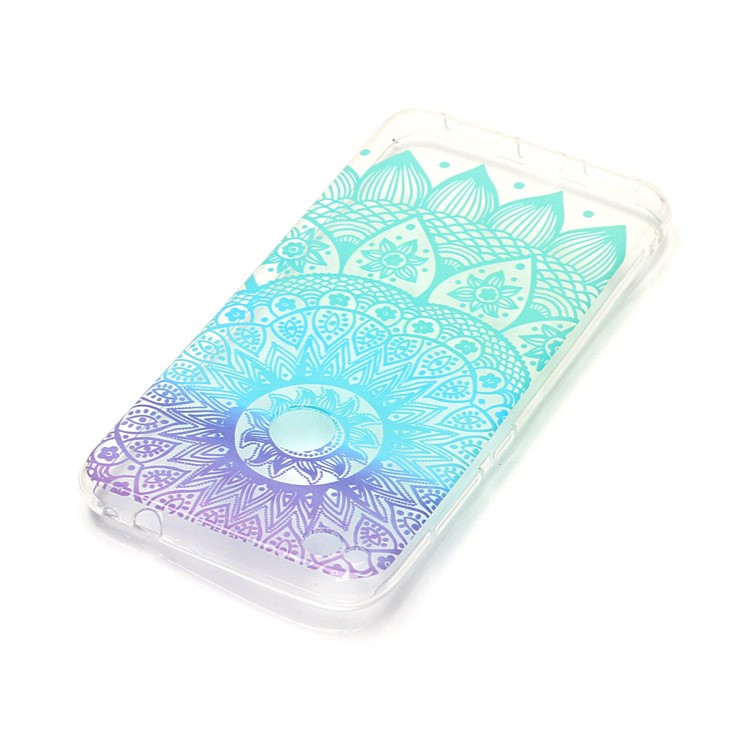 Pattern Printing IMD TPU Case for Huawei P8 Lite (2017) / Honor 8 Lite - Colorized Flower-4