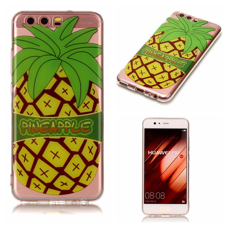 Pattern Printing IMD TPU Case for Huawei P10 - Pineapple Pattern-1