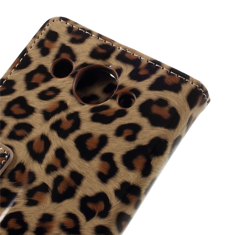 Leopard Pattern Magnetic Leather Wallet Phone Case for Huawei Y3 (2017)-7