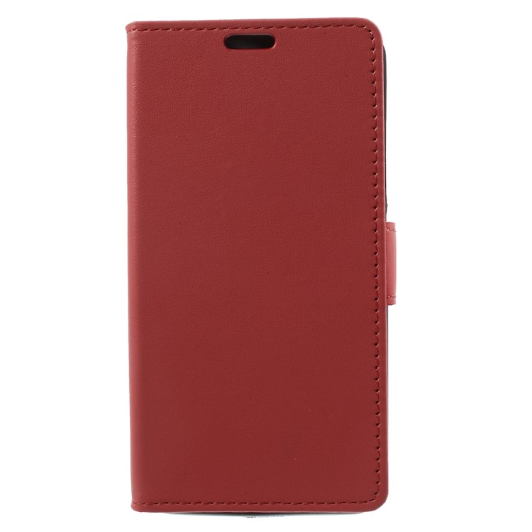 For Huawei Y3 (2017) Magnetic PU Leather Wallet Phone Case with Stand - Red-3