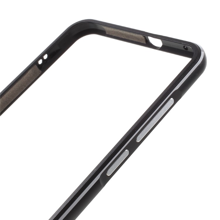 Screw Lock Plated Aluminium Alloy Metal Bumper Case for Huawei P10 Lite - Black-4