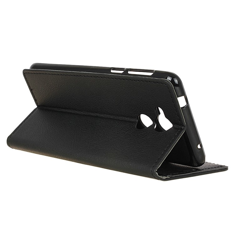Wallet Leather Stand Case for Huawei Enjoy 7 Plus - Black-7