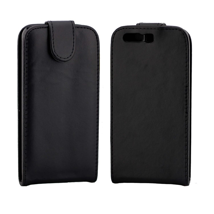 Vertical Flip Leather Magnetic Case for Huawei P10 - Black-2