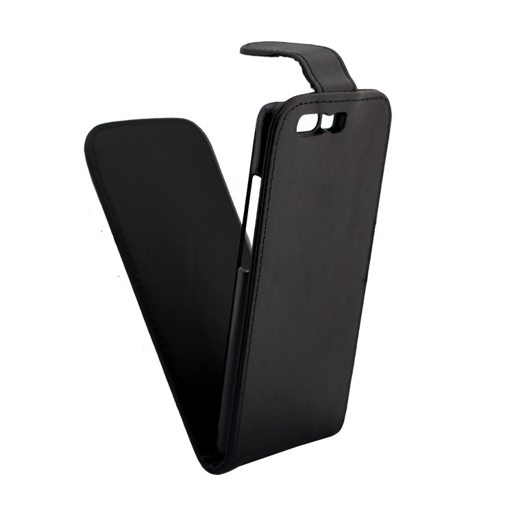 Vertical Flip Leather Magnetic Case for Huawei P10 - Black-3
