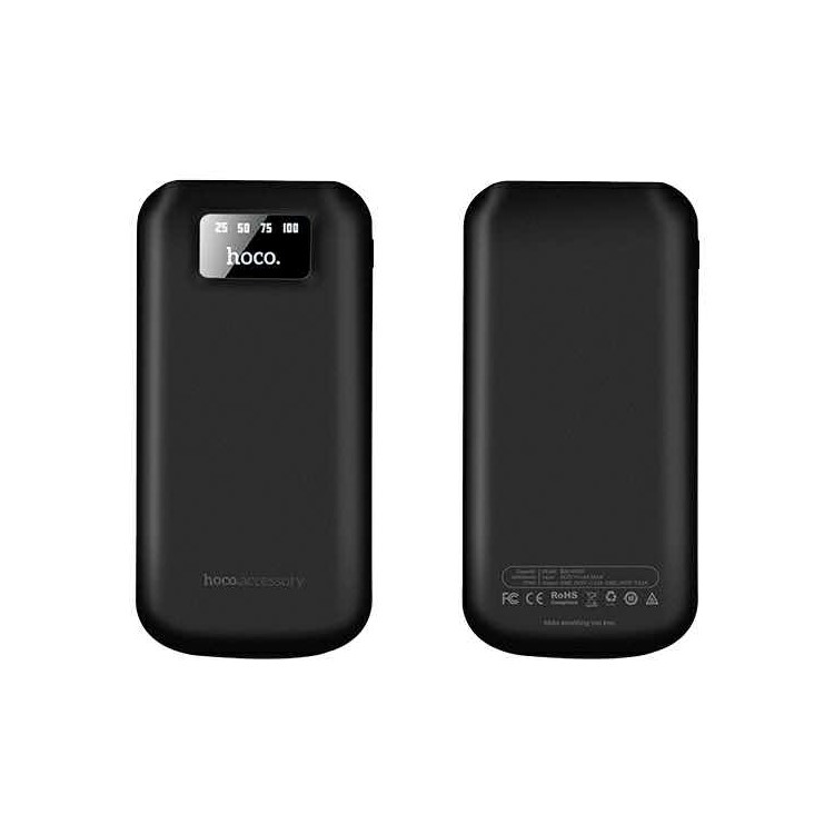 HOCO B26-10000 Li-polymer 10000mAh Power Bank Charger - Black-1