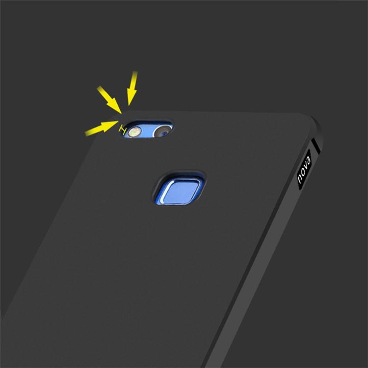 Drop-proof All-wrapped TPU Phone Casing for Huawei P10 Lite - Black-2