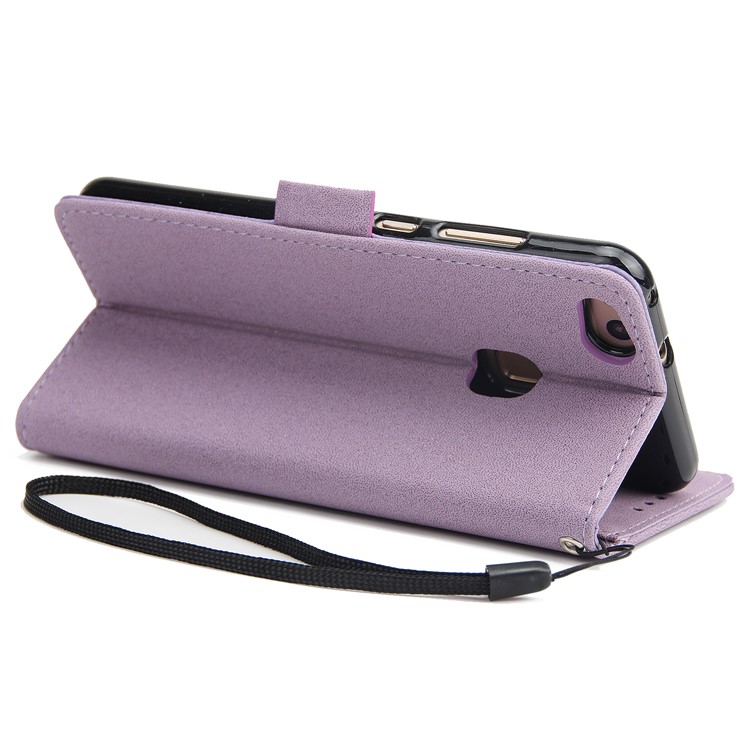 Dream Catcher Pattern Wallet Leather Stand Mobile Phone Shell for Huawei P10 Lite - Purple-6