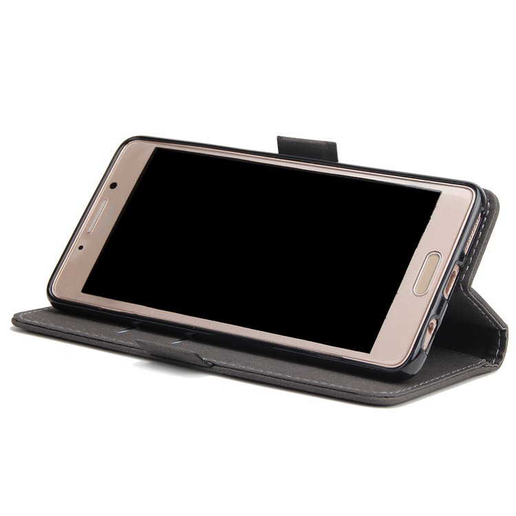 For Huawei Mate 9 Pro Dream Catcher Pattern Wallet Leather Stand Case with Strap - Black-5
