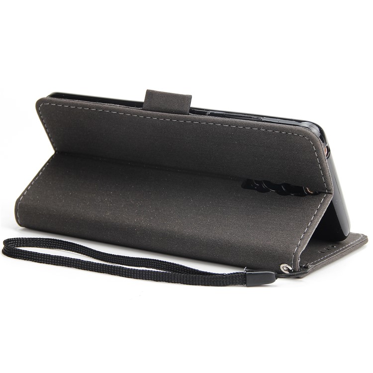 For Huawei Mate 9 Pro Dream Catcher Pattern Wallet Leather Stand Case with Strap - Black-6