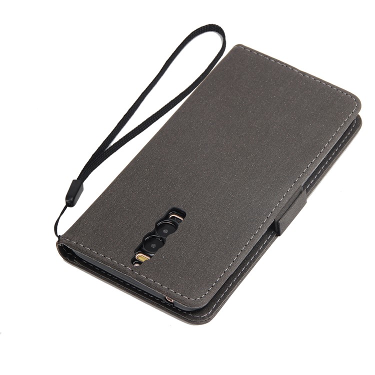 For Huawei Mate 9 Pro Dream Catcher Pattern Wallet Leather Stand Case with Strap - Black-8