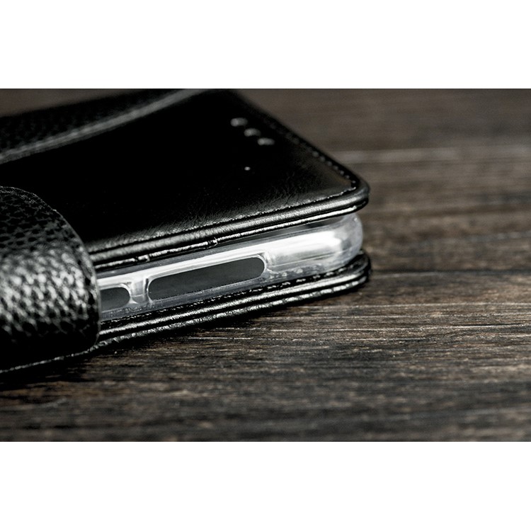 For Huawei P8 Lite (2017) / Honor 8 Lite Splicing Litchi Texture Wallet Leather Phone Cover - Black-8