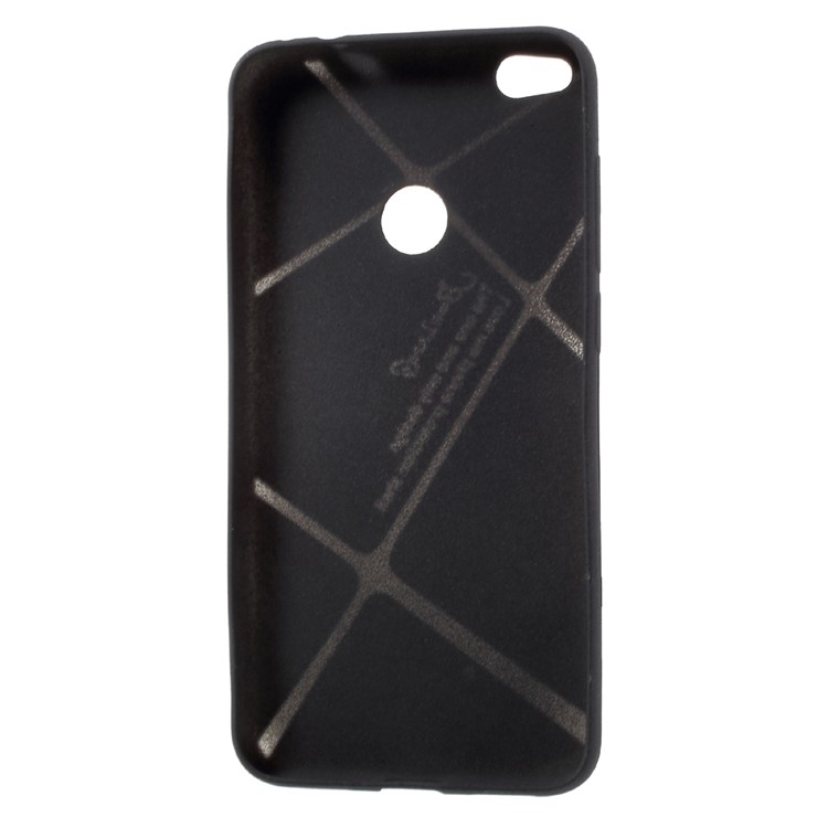 BOSILANG Lines Pattern Matte TPU Case for Huawei P8 Lite (2017) / Honor 8 Lite - Black-6