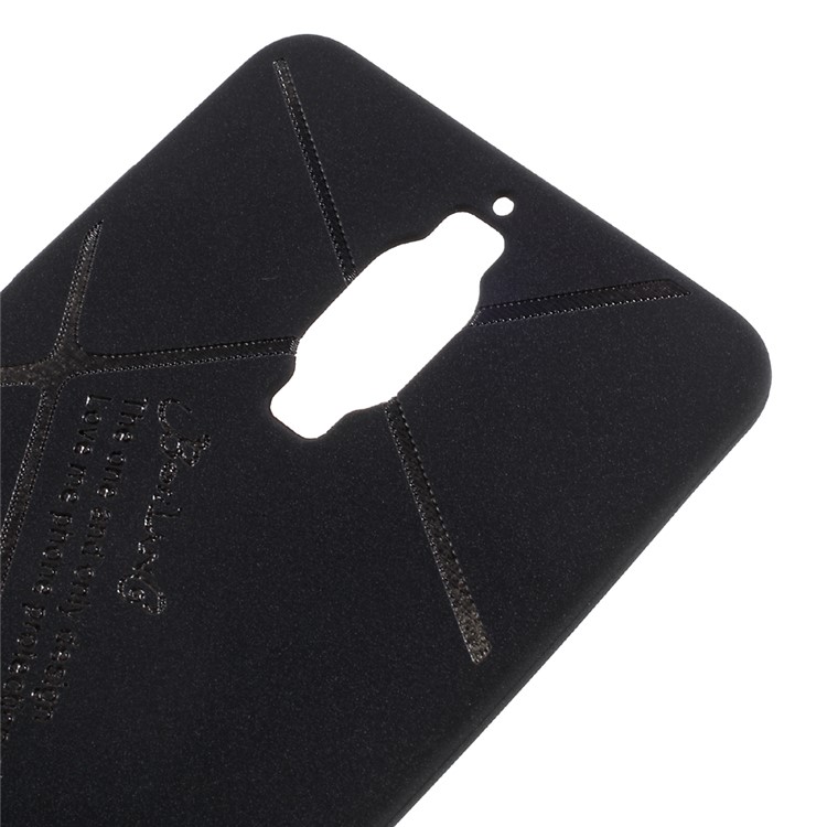 BOSILANG Lines Pattern Matte TPU Case for Huawei Mate 9 Pro - Black-4