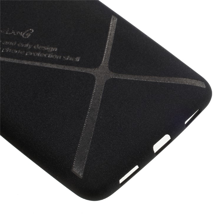BOSILANG Lines Pattern Matte TPU Case for Huawei Enjoy 7 Plus - Black-5