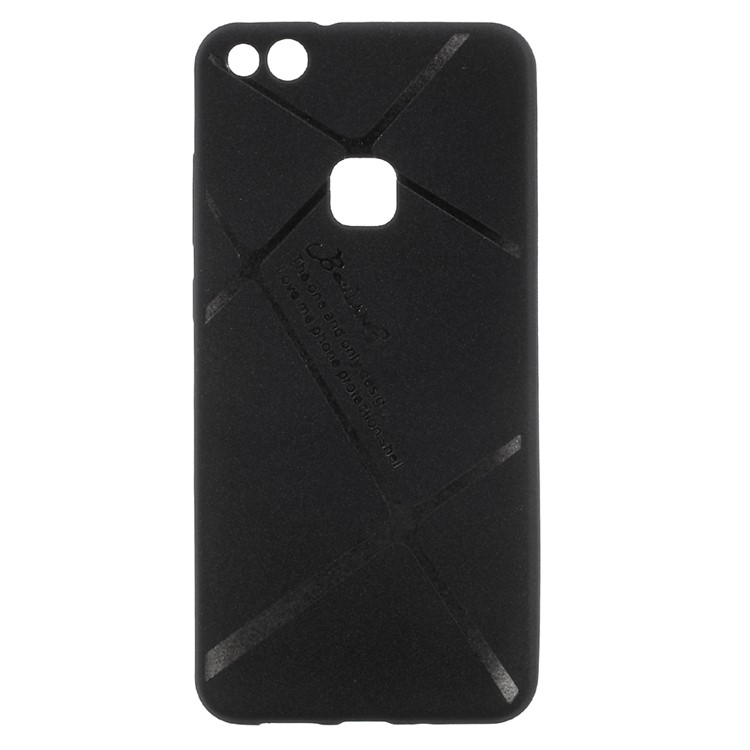 BOSILANG Lines Pattern Matte TPU Case for Huawei P10 Lite - Black-1