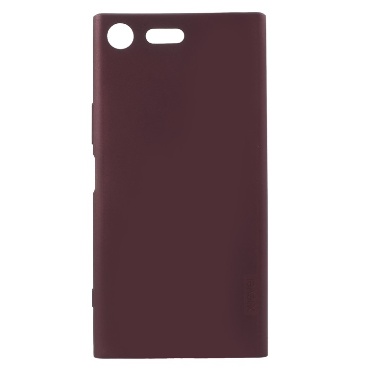 X-LEVEL Guardian Series Matte TPU Case for Sony Xperia XZ Premium - Wine Red-1