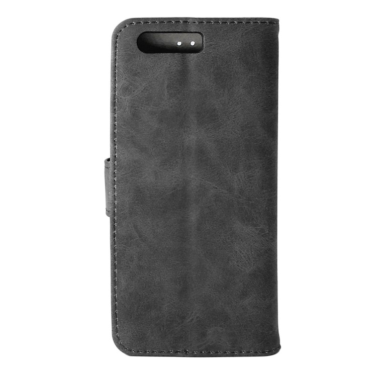ENKAY Wallet PU Leather Protective Case with Stand for Huawei P10 - Black-2