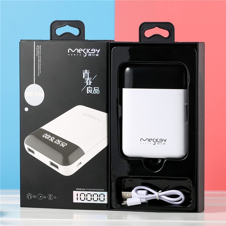 MESKEY MS-P24 10000mAh Dual USB Portable Power Bank with LCD Digital Display-11