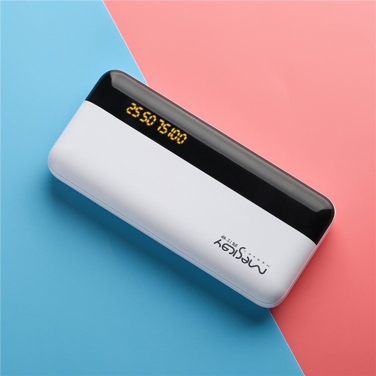 MESKEY MS-P25 12000mAh Dual USB Portable Power Bank with LCD Digital Display-3