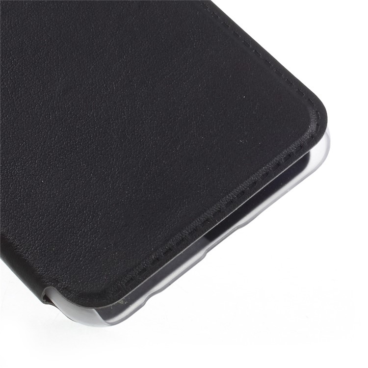 Hollow Window Leather Stand Case for Huawei Nova 2 Plus - Black-7