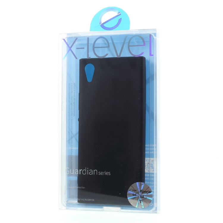 X-LEVEL Guardian Series Matte TPU Case for Sony Xperia XA1 - Black-8