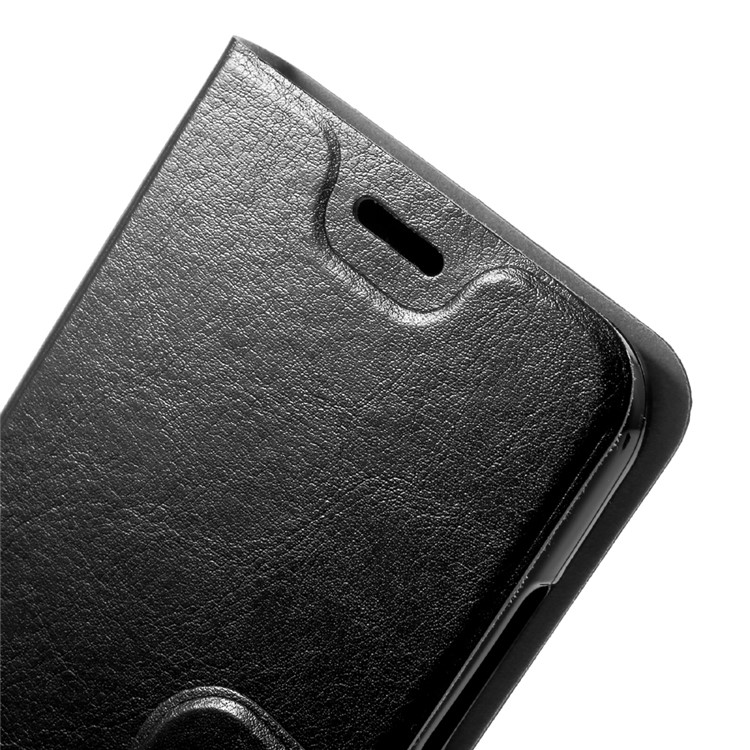 Crazy Horse Card Slot Stand Leather Case for Huawei Y3 (2017) - Black-6