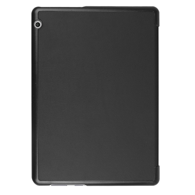 Tri-fold Stand Resistante Resistante de Looo PU Flip Versatile Cubierta de Tablet Del Para Huawei Mediopad T3 10 - Negro