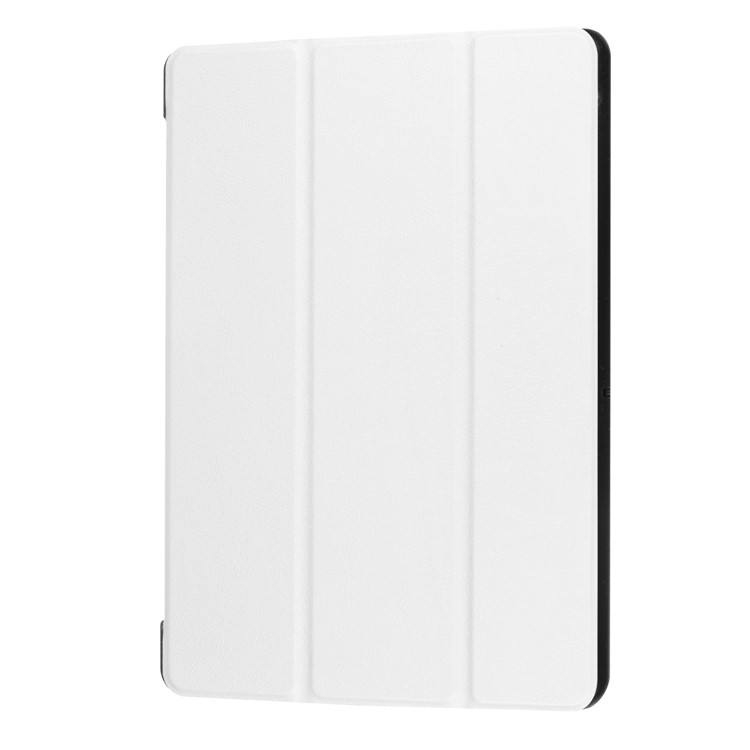 Per Huawei MediaPad T3 10 Custodia in Pelle Leather Leather Tri-fold - Bianco-7