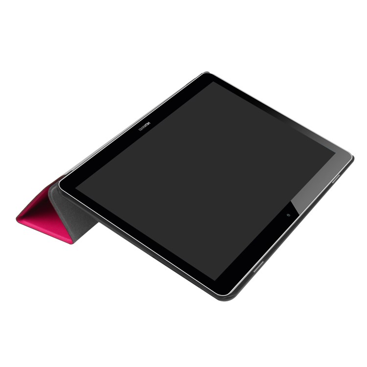 Per Huawei MediaPad T3 10 Tri-Pieghevole di cuoio dell'unità di elaborazione del basamento - alzarsi-4