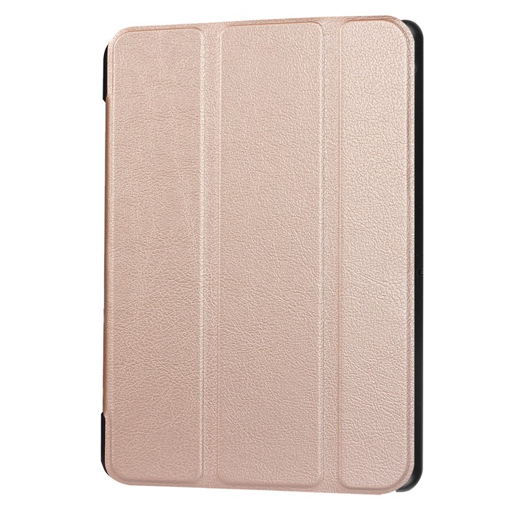 Per Huawei MediaPad T3 10 Tri-Piegare la copertura del ridurre in pani del cuoio dell'unità di elaborazione di sostegno del basamento - alzarsi aureo-7