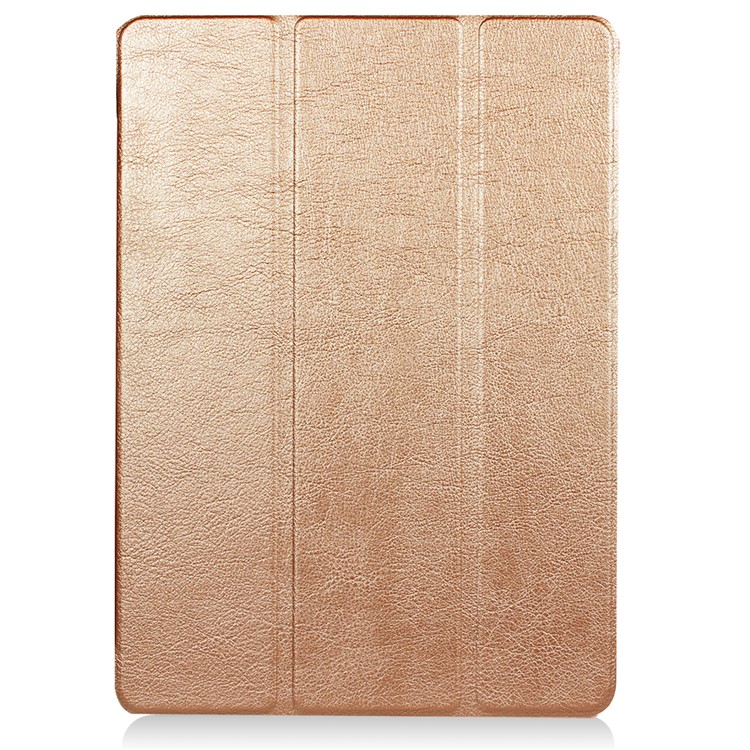 Custodia in pelle Tri-fold con supporto per Huawei MediaPad T3 10 - Oro-2