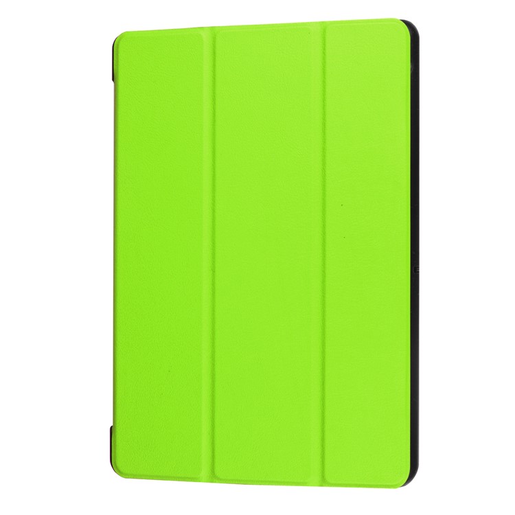 Per Huawei MediaPad T3 10 Tri-Piega il cuoio dell'unità di elaborazione con il basamento - verde-7