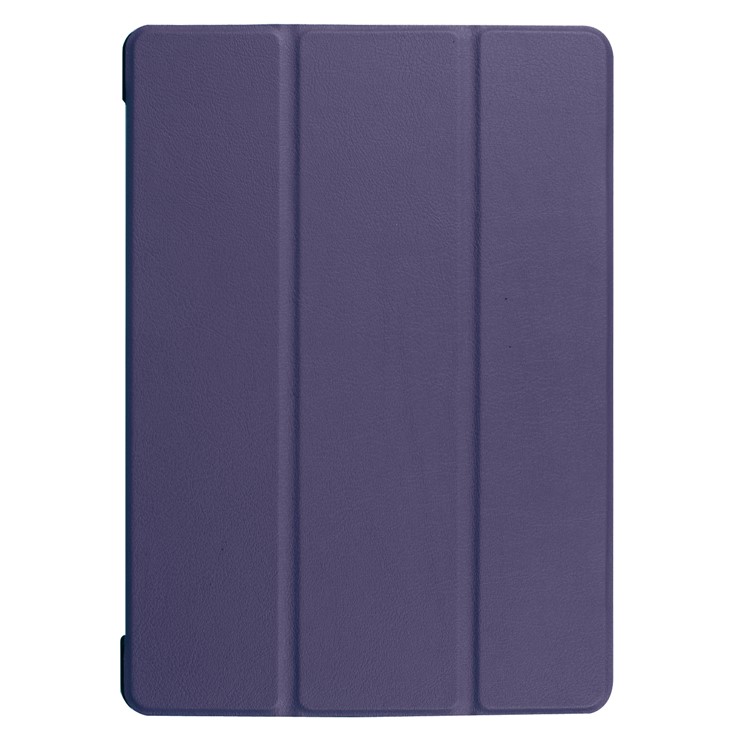 Per Huawei MediaPad T3 10 PU Leather Tri-Piegare la cassa della copertura di vibrazione - ermetico turchino-2