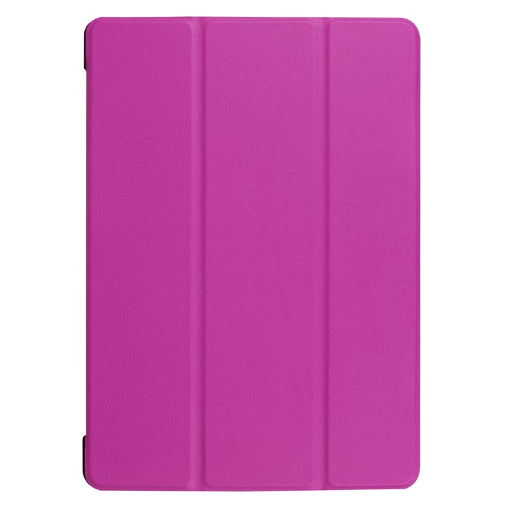 PU pelle tri-Piegare la cassa del ridurre in pani per Huawei MediaPad T3 10 - Viola-2