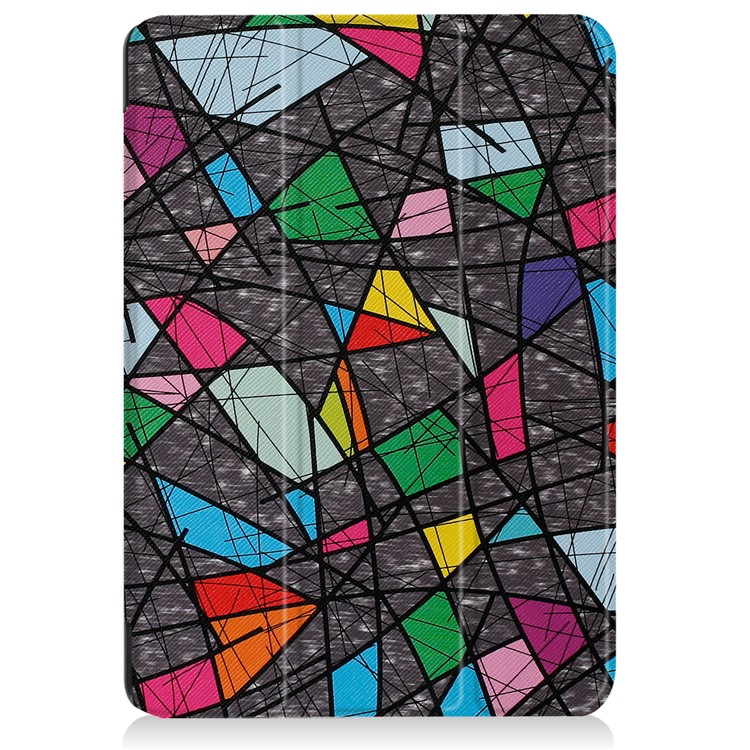 Patterned Anti-scratch PU Leather Protective Stand Cover for Huawei MediaPad T3 10 - Colorful Pattern-2
