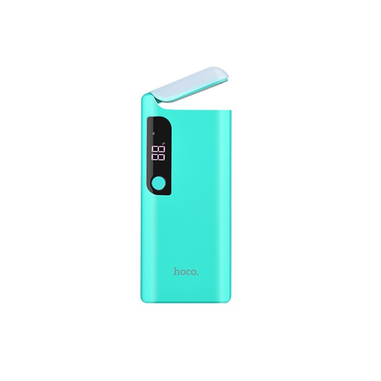 HOCO PuSi Power Bank Charger with Table Lamp (B27-15000) - Cyan-2