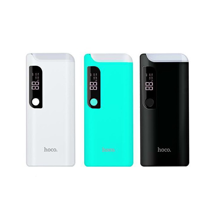 HOCO PuSi Power Bank Charger with Table Lamp (B27-15000) - Cyan-3