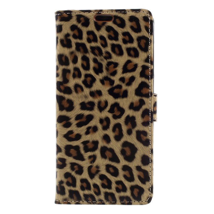 Leopard Wallet Leather Case Cover with Stand for Huawei Honor 6A-3