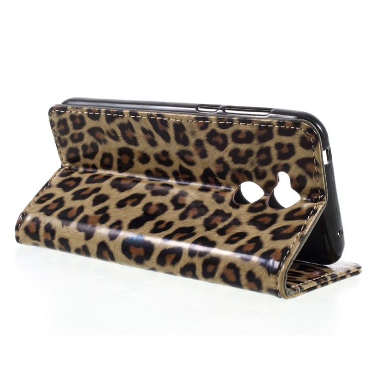 Leopard Wallet Leather Case Cover with Stand for Huawei Honor 6A-5